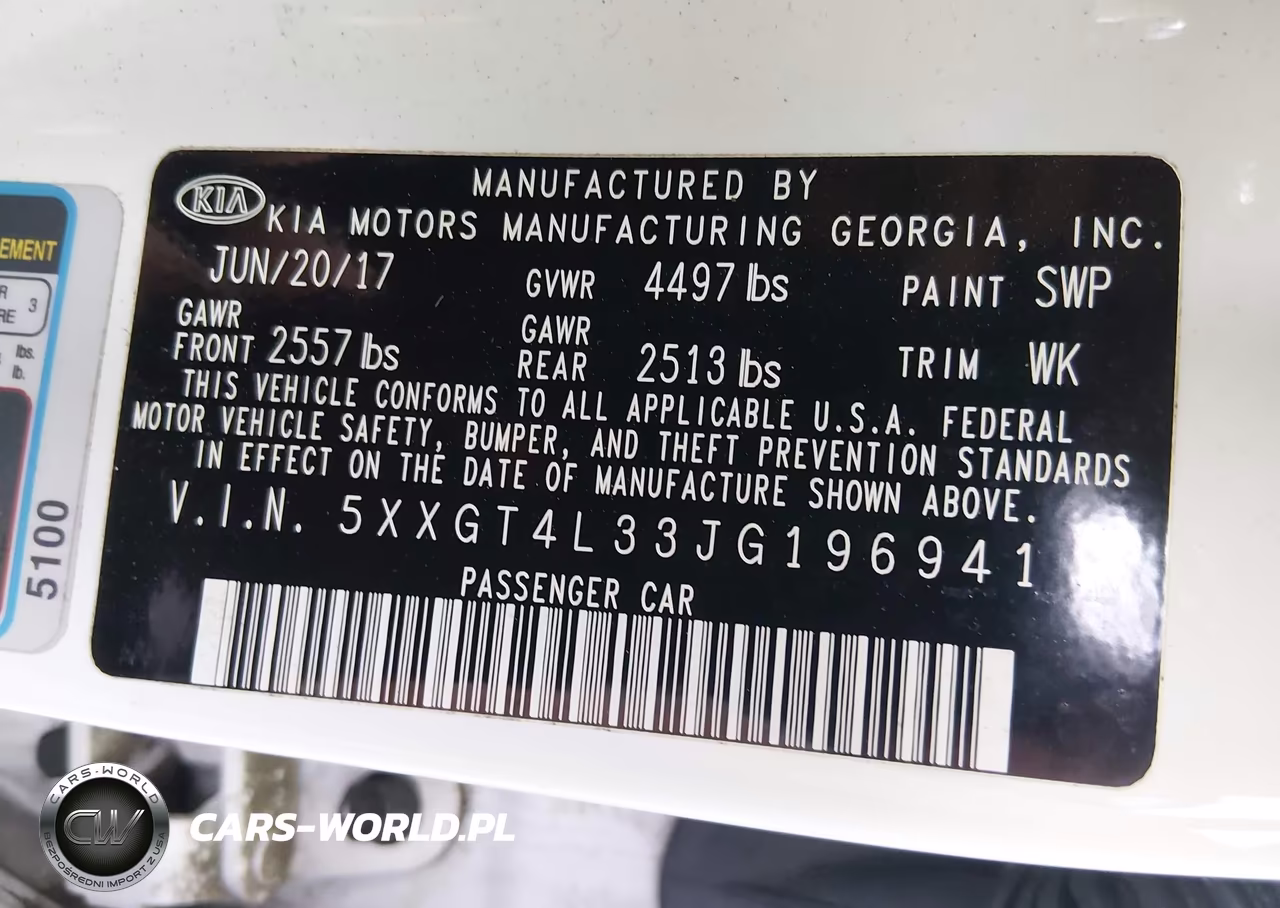 2018 Kia Optima Lx VIN:5XXGT4L33JG196941 - 9