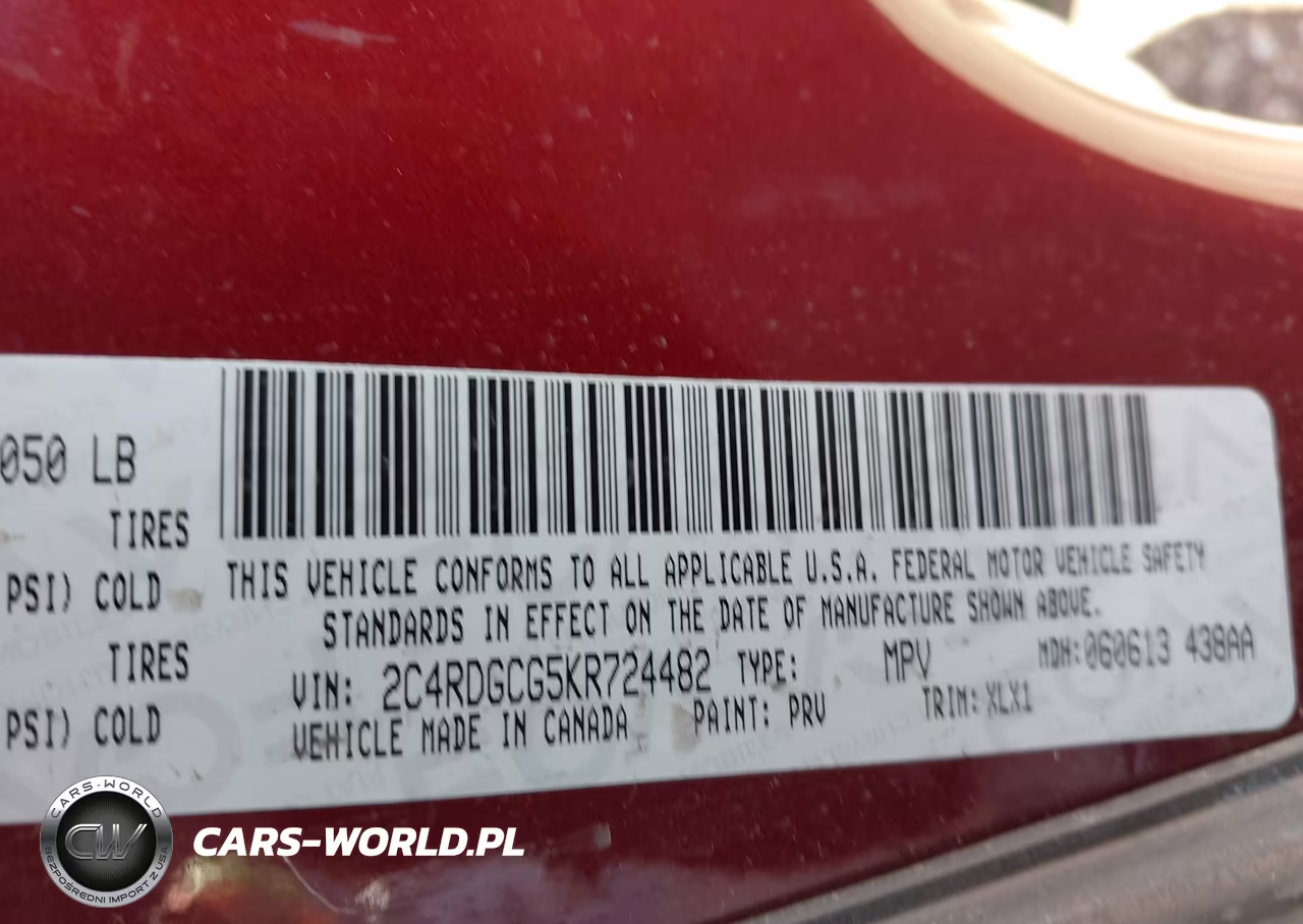 2019 Dodge Grand Caravan Sxt VIN:2C4RDGCG5KR724482 - 9