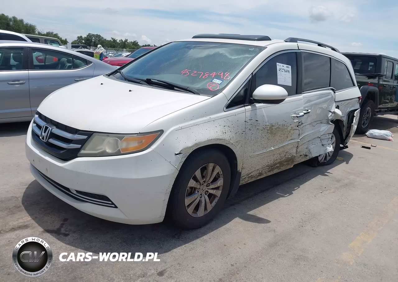 2016 Honda Odyssey Ex-L VIN:5FNRL5H64GB047662 - 2