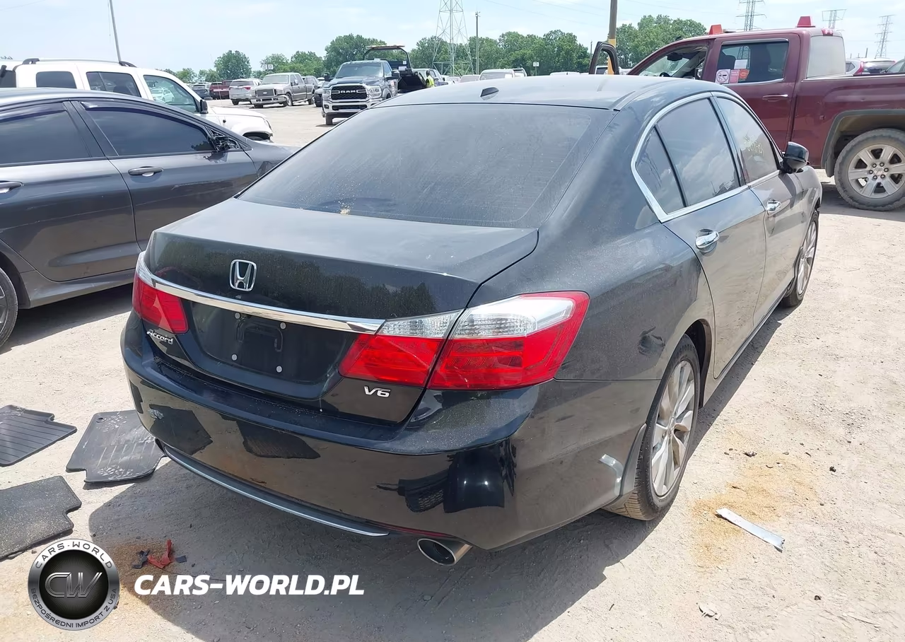 2014 Honda Accord Ex-L V-6 VIN:1HGCR3F8XEA020714 - 4