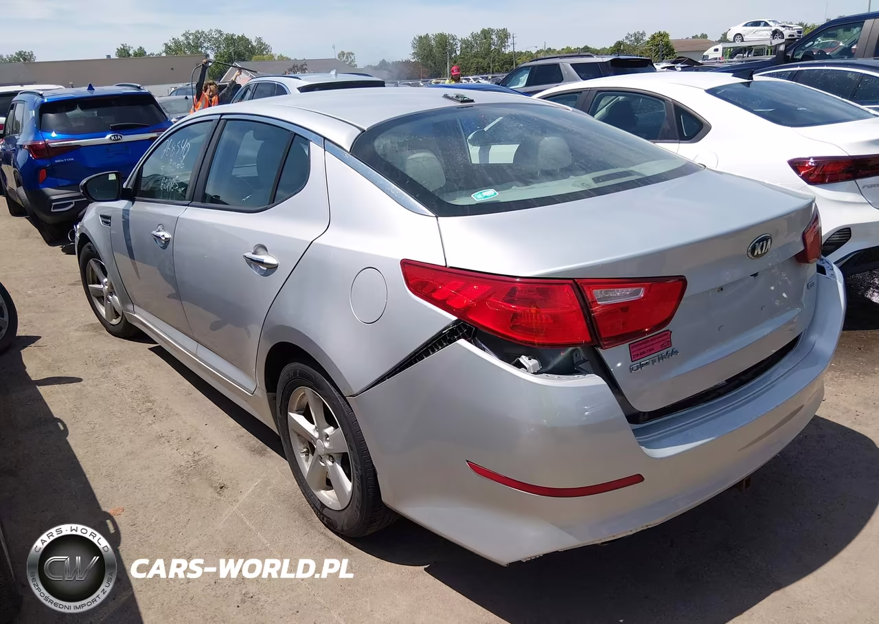 2014 Kia Optima Lx VIN:5XXGM4A73EG322076 - 3