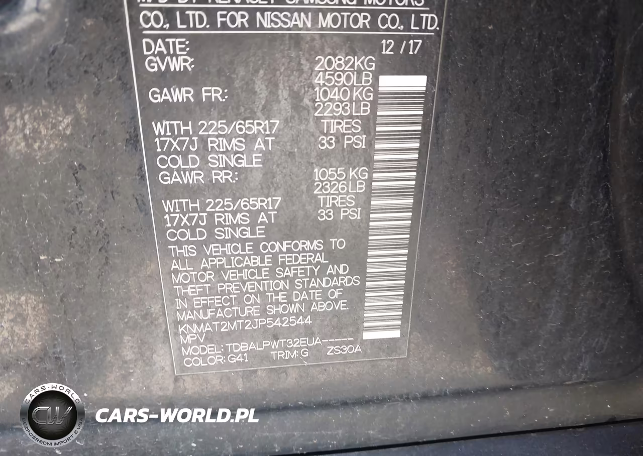 2018 Nissan Rogue S VIN:KNMAT2MT2JP542544 - 9