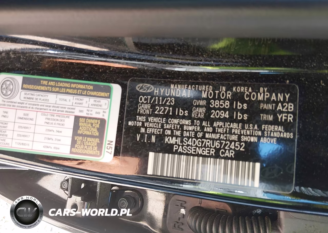 2024 Hyundai Elantra Sel VIN:KMHLS4DG7RU672452 - 9