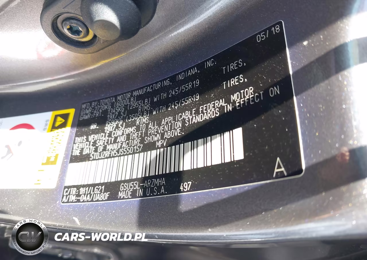 2018 Toyota Highlander Se VIN:5TDJZRFH5JS550157 - 9