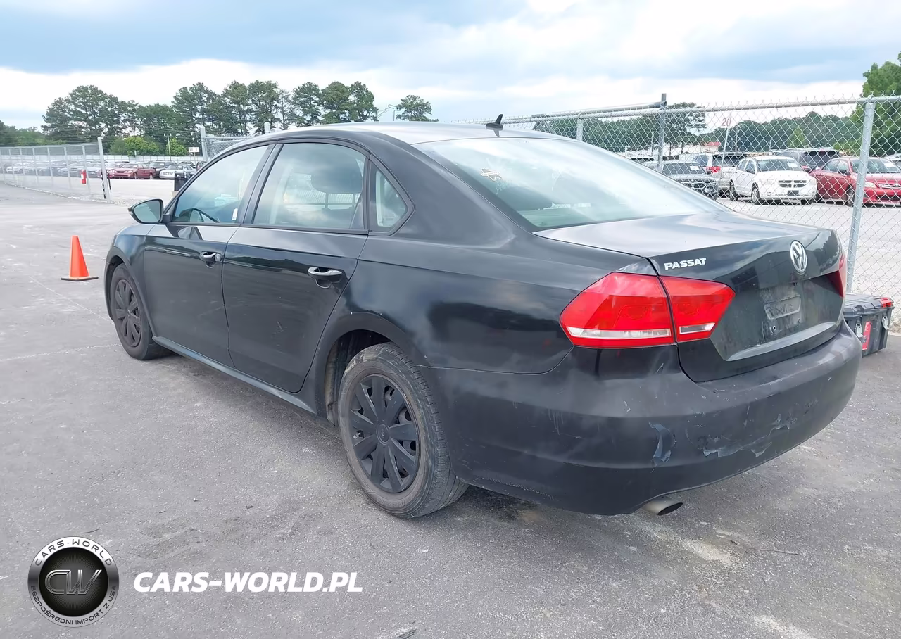 2012 Volkswagen Passat 2.5L S VIN:1VWAP7A31CC031548 - 3