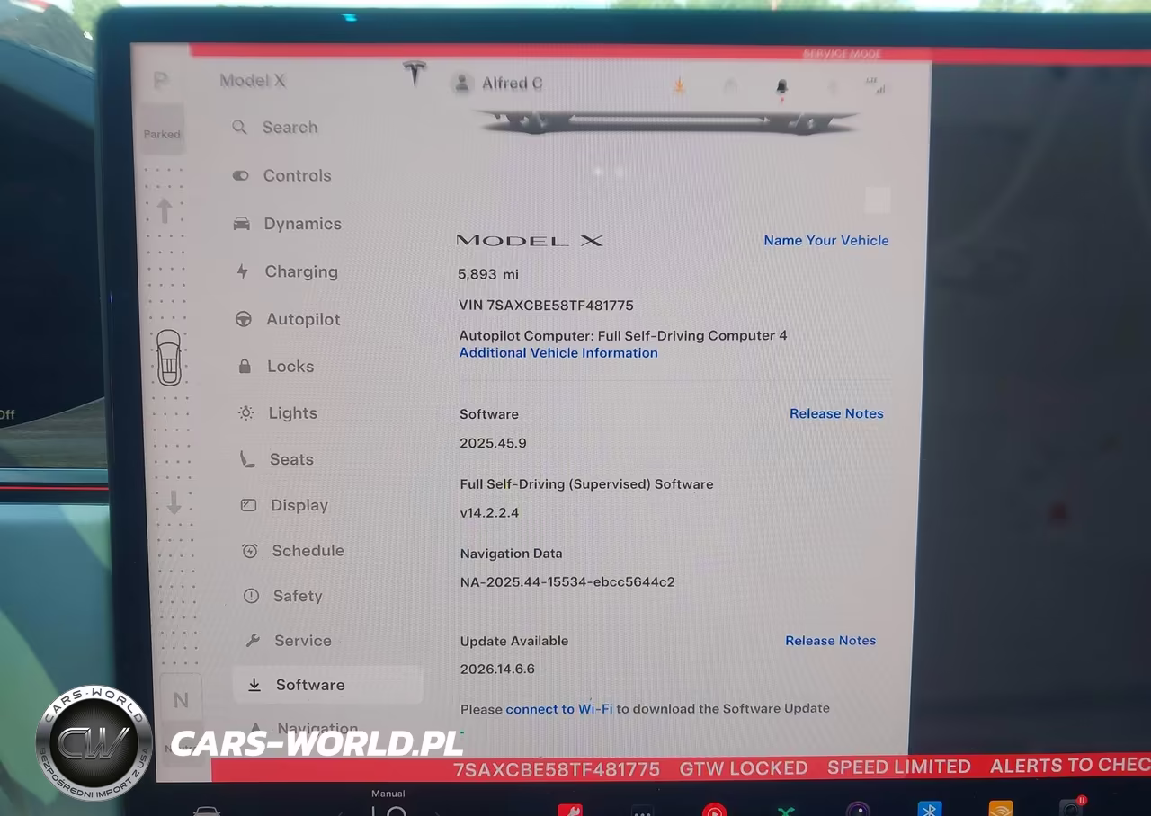 2026 Tesla Model X All-Wheel Drive VIN:7SAXCBE58TF481775 - 18