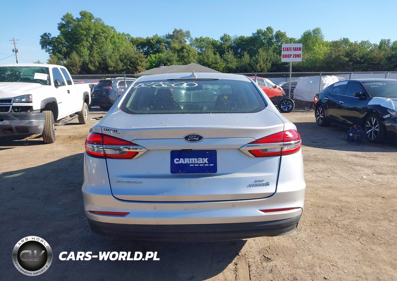 2019 Ford Fusion Hybrid Se VIN:3FA6P0LU1KR261859 - 17