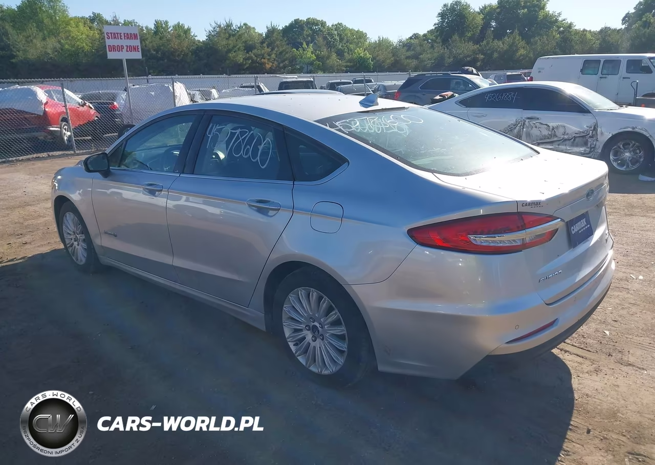 2019 Ford Fusion Hybrid Se VIN:3FA6P0LU1KR261859 - 3