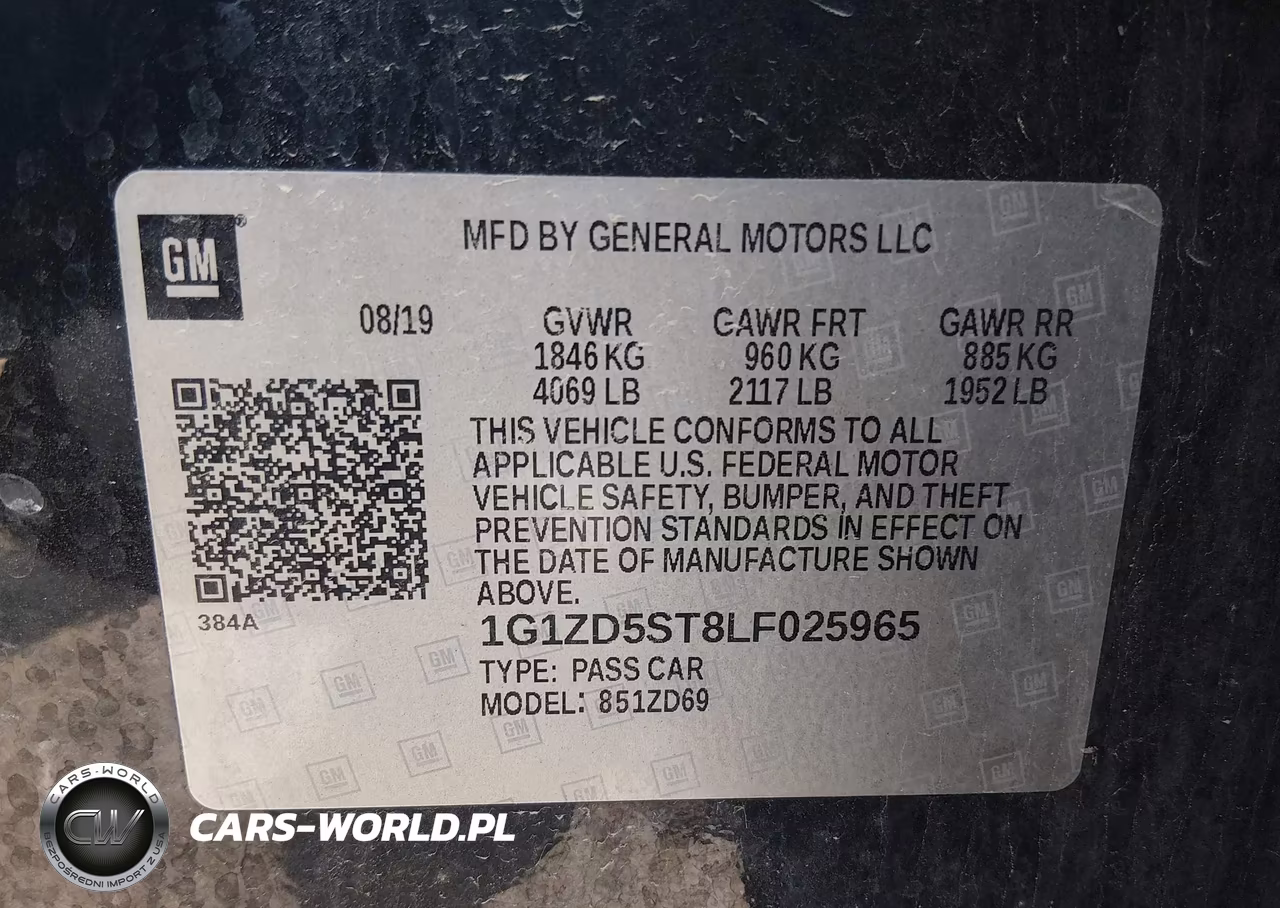 2020 Chevrolet Malibu Fwd Lt VIN:1G1ZD5ST8LF025965 - 9