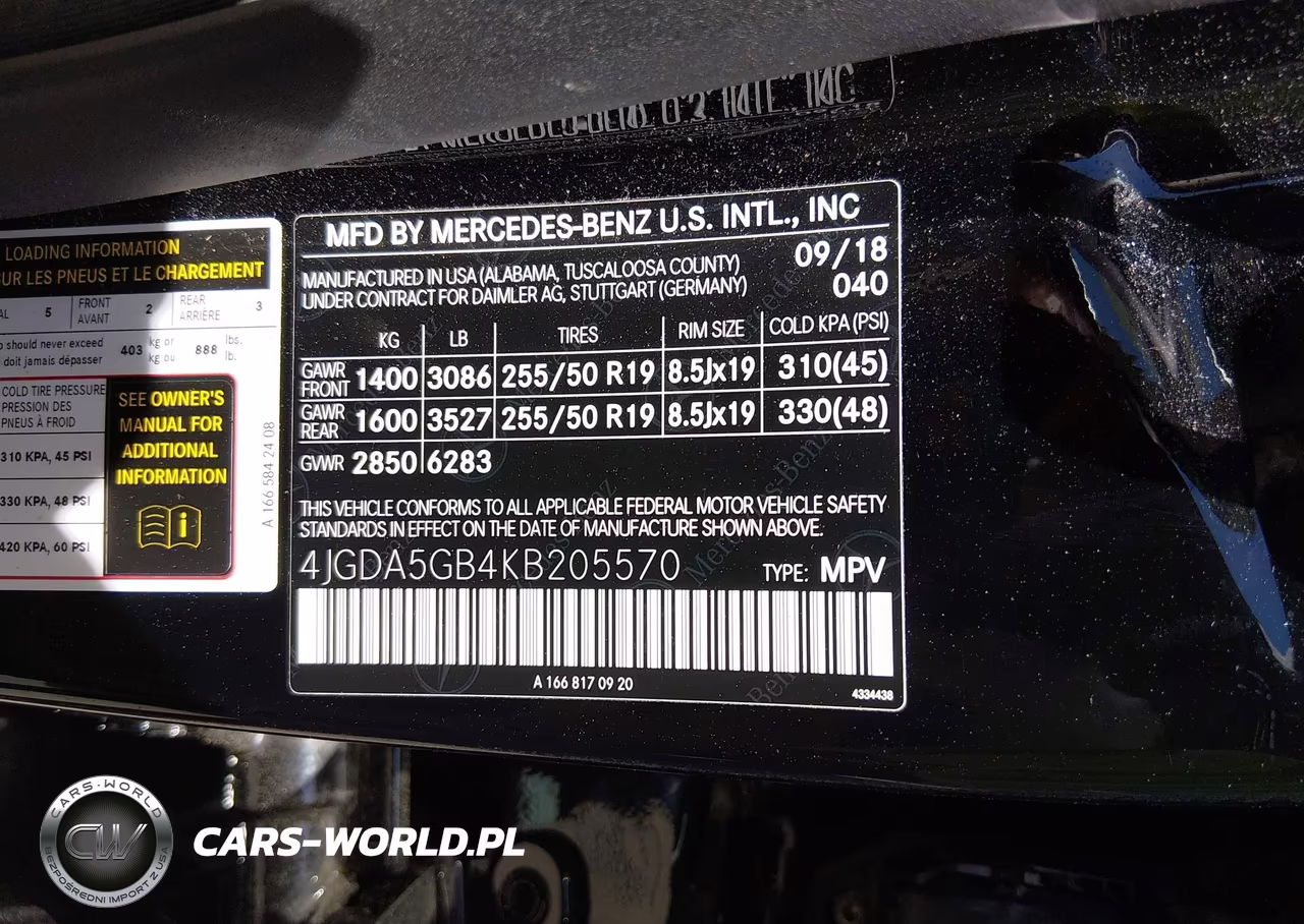 2019 Mercedes-Benz Gle 400 4Matic VIN:4JGDA5GB4KB205570 - 9