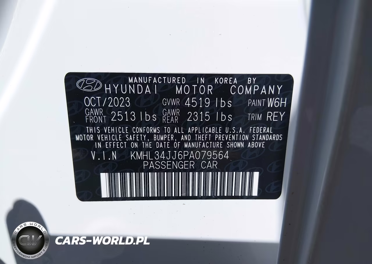 2023 Hyundai Sonata Hybrid Sel VIN:KMHL34JJ6PA079564 - 9