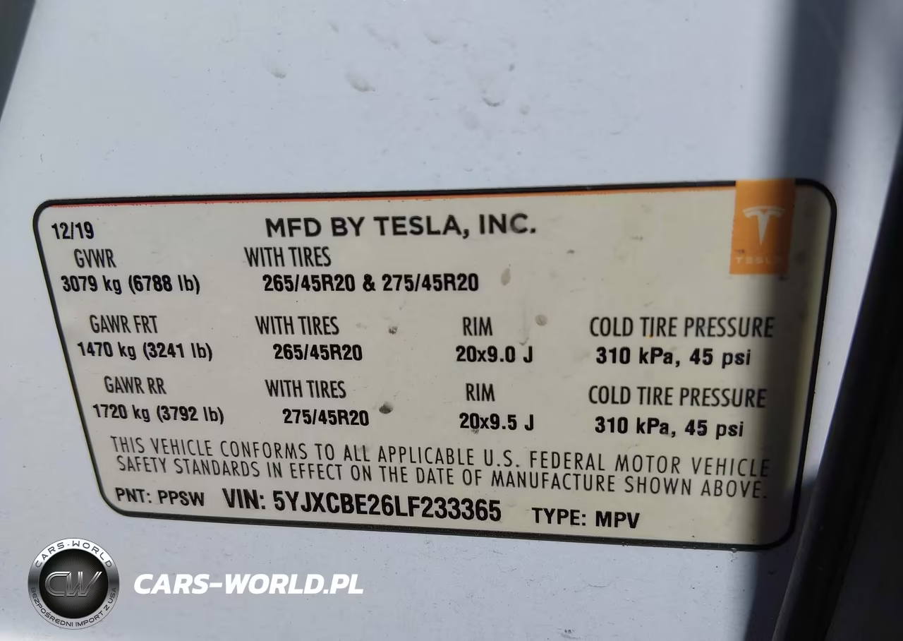 2020 Tesla Model X Long Range Dual Motor All-Wheel Drive-Long Range Plus Dual Motor All-Wheel Drive VIN:5YJXCBE26LF233365 - 9