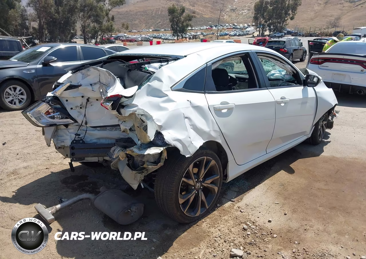2019 Honda Civic Sport VIN:2HGFC2F88KH518254 - 4