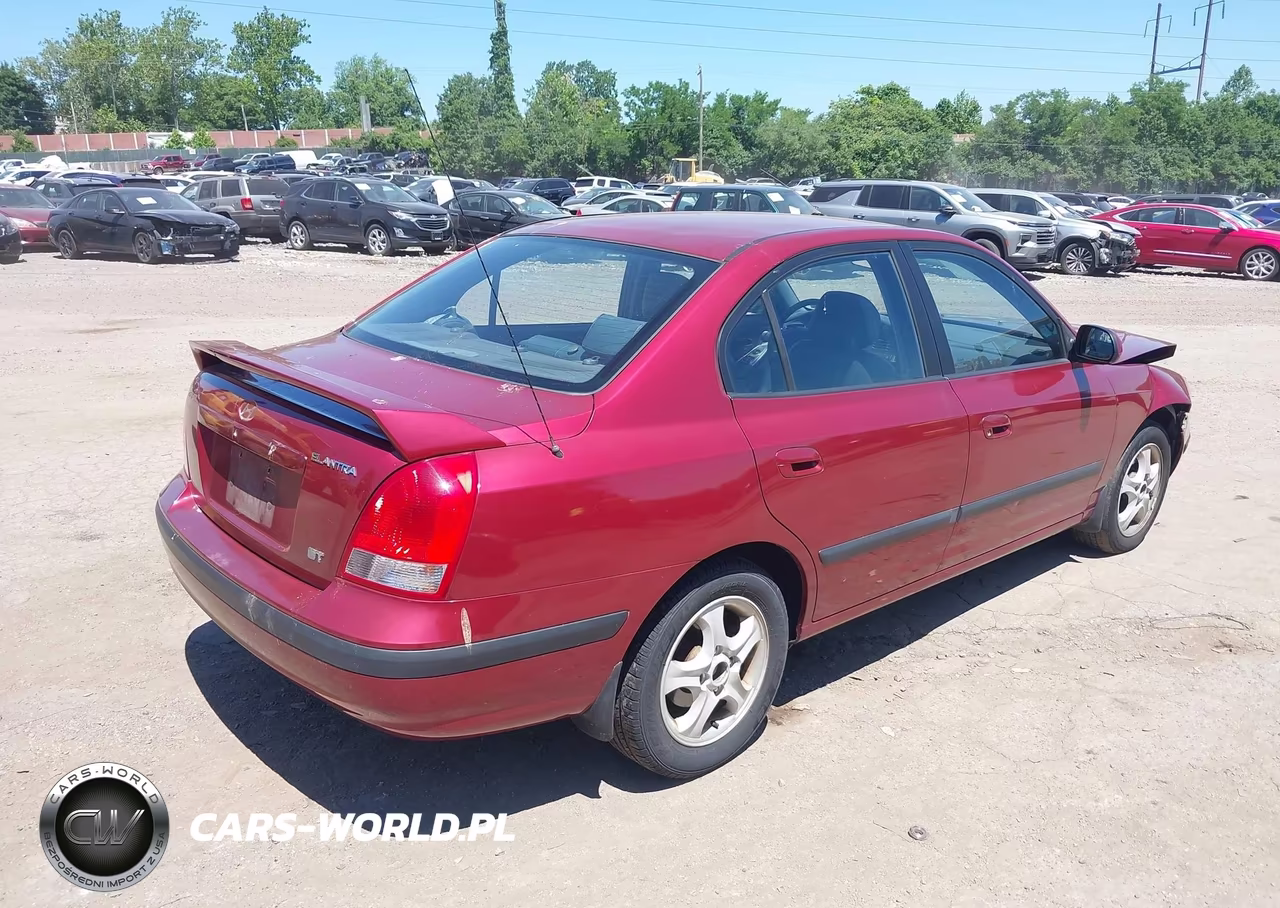 2003 Hyundai Elantra Gls-Gt VIN:KMHDN45DX3U647102 - 4