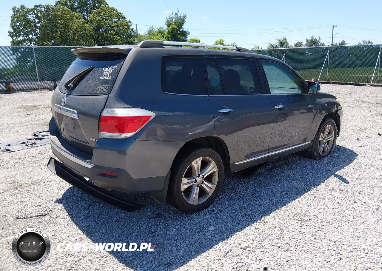 2013 Toyota Highlander Limited V6 VIN:5TDDK3EH3DS177494 - 4
