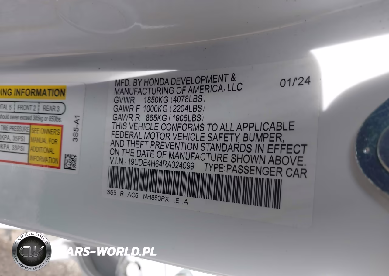 2024 Acura Integra A-Spec Technology VIN:19UDE4H64RA024099 - 9