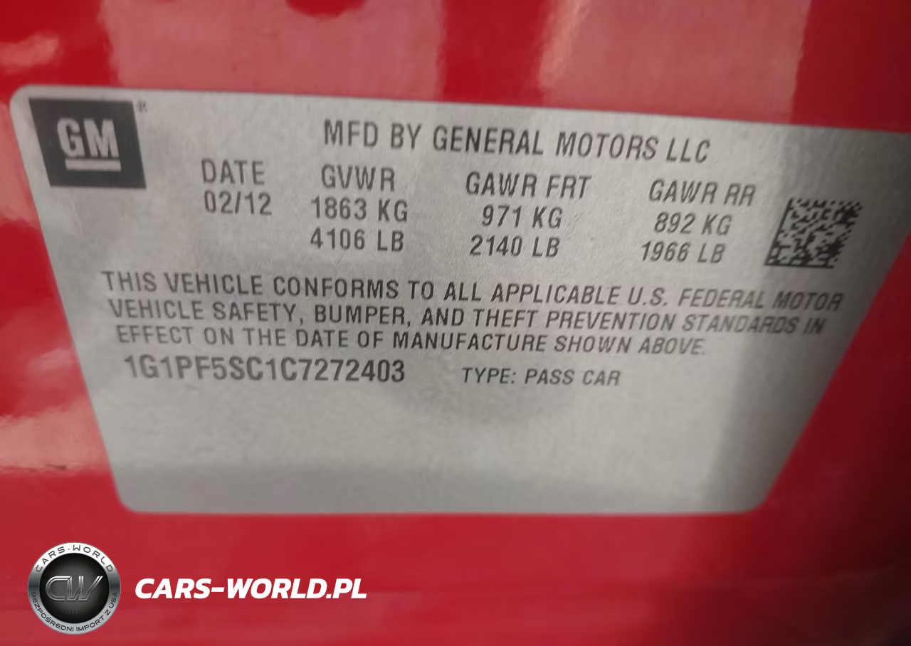 2012 Chevrolet Cruze 1Lt VIN:1G1PF5SC1C7272403 - 9