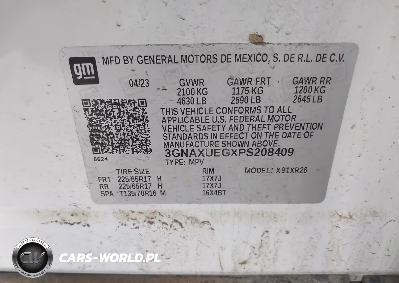 2023 Chevrolet Equinox Awd Lt VIN:3GNAXUEGXPS208409 - 9