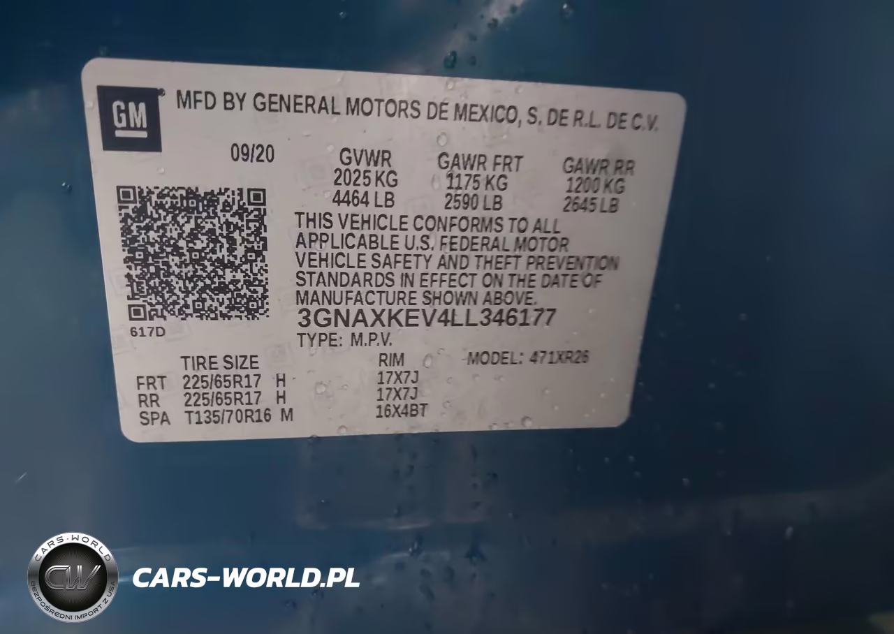 2020 Chevrolet Equinox Fwd Lt 1.5L Turbo VIN:3GNAXKEV4LL346177 - 9