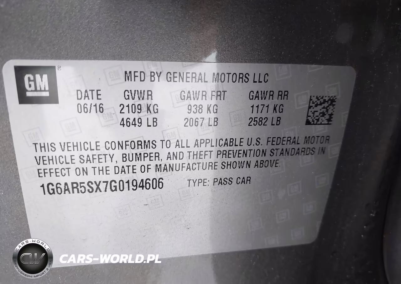 2016 Cadillac Cts Luxury Collection VIN:1G6AR5SX7G0194606 - 9