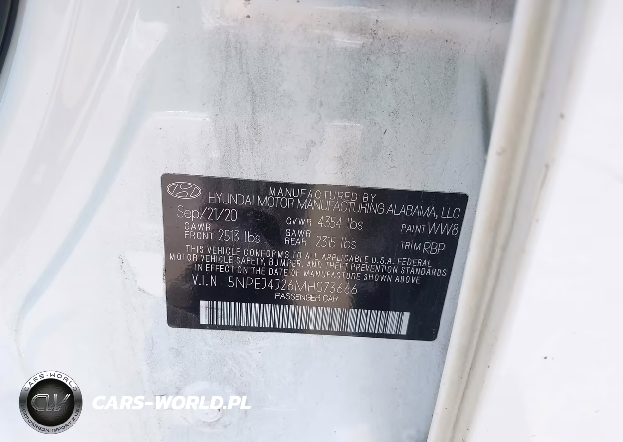 2021 Hyundai Sonata Sel Plus VIN:5NPEJ4J26MH073666 - 9