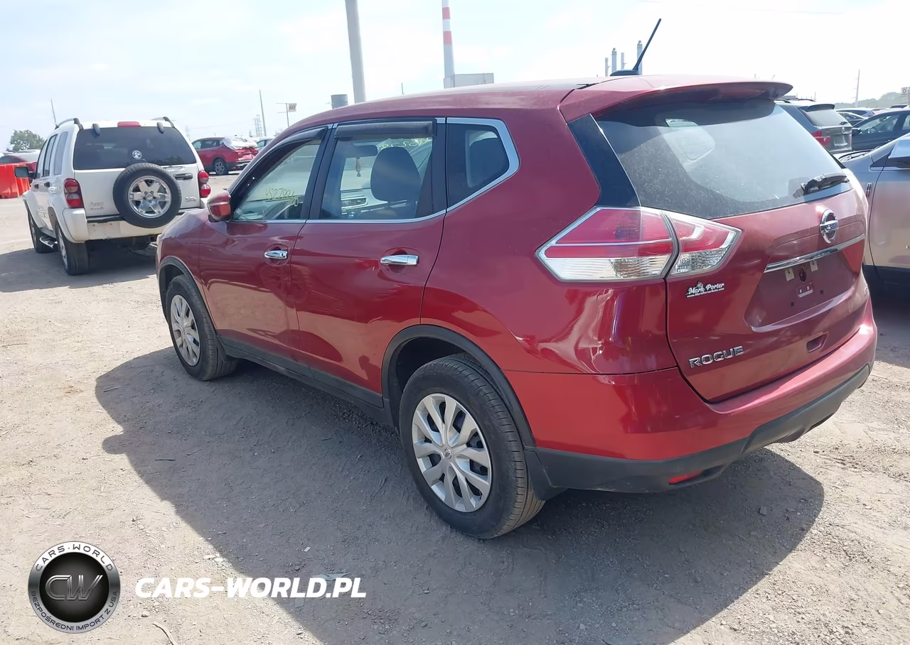 2015 Nissan Rogue S VIN:KNMAT2MV6FP570274 - 3