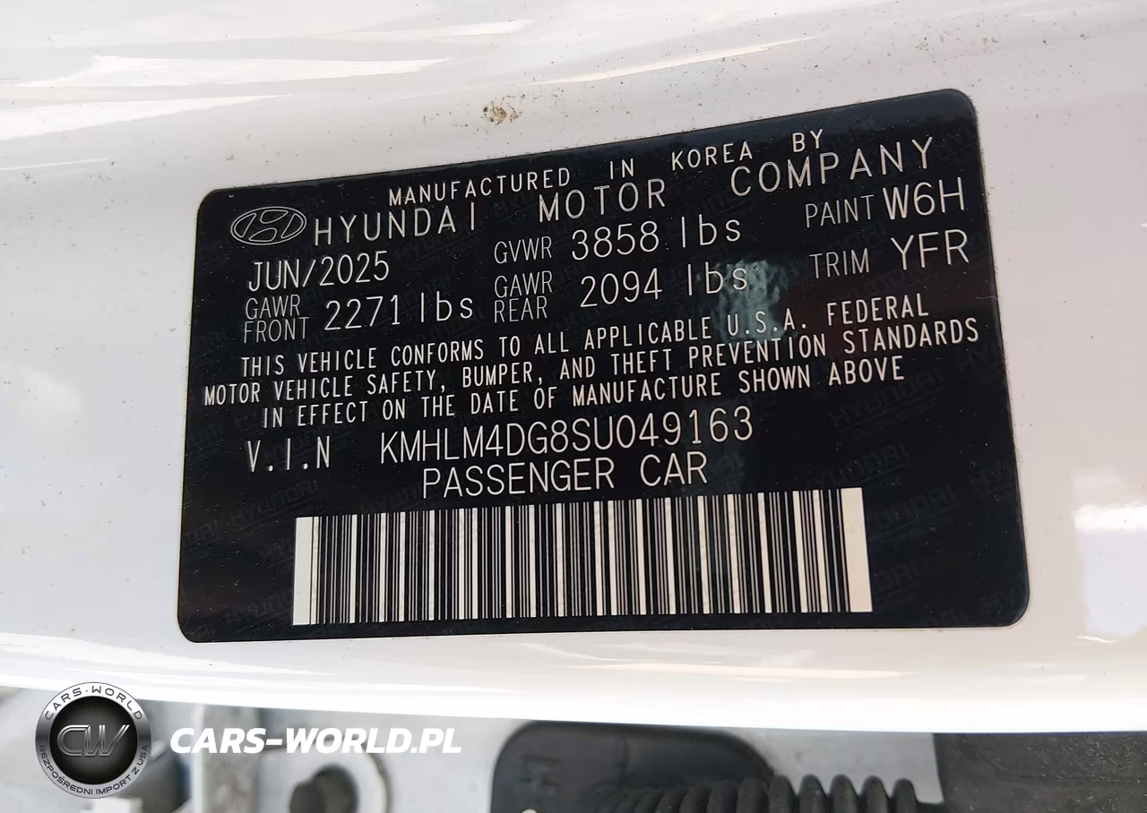 2025 Hyundai Elantra Sel Sport VIN:KMHLM4DG8SU049163 - 9