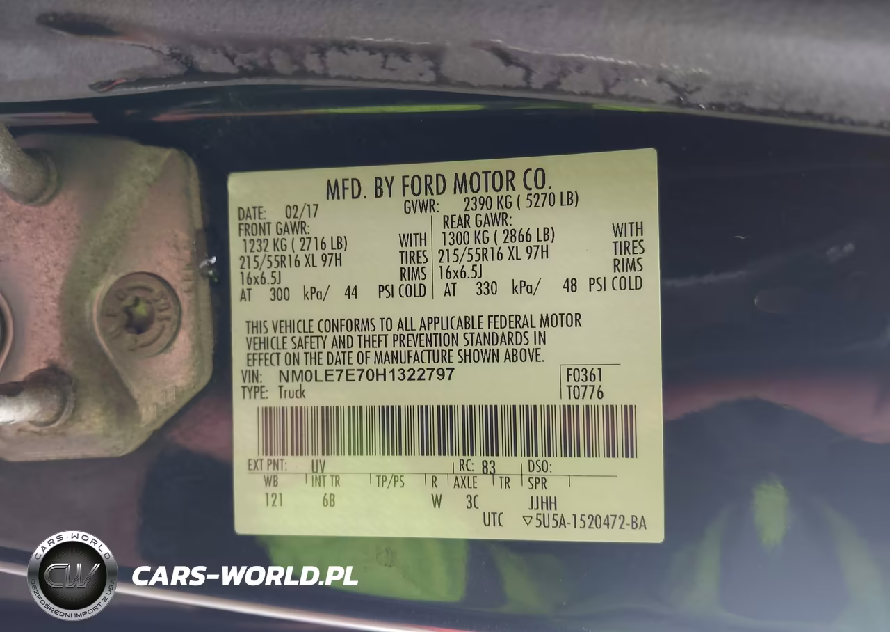 2017 Ford Transit Connect Xl VIN:NM0LE7E70H1322797 - 9