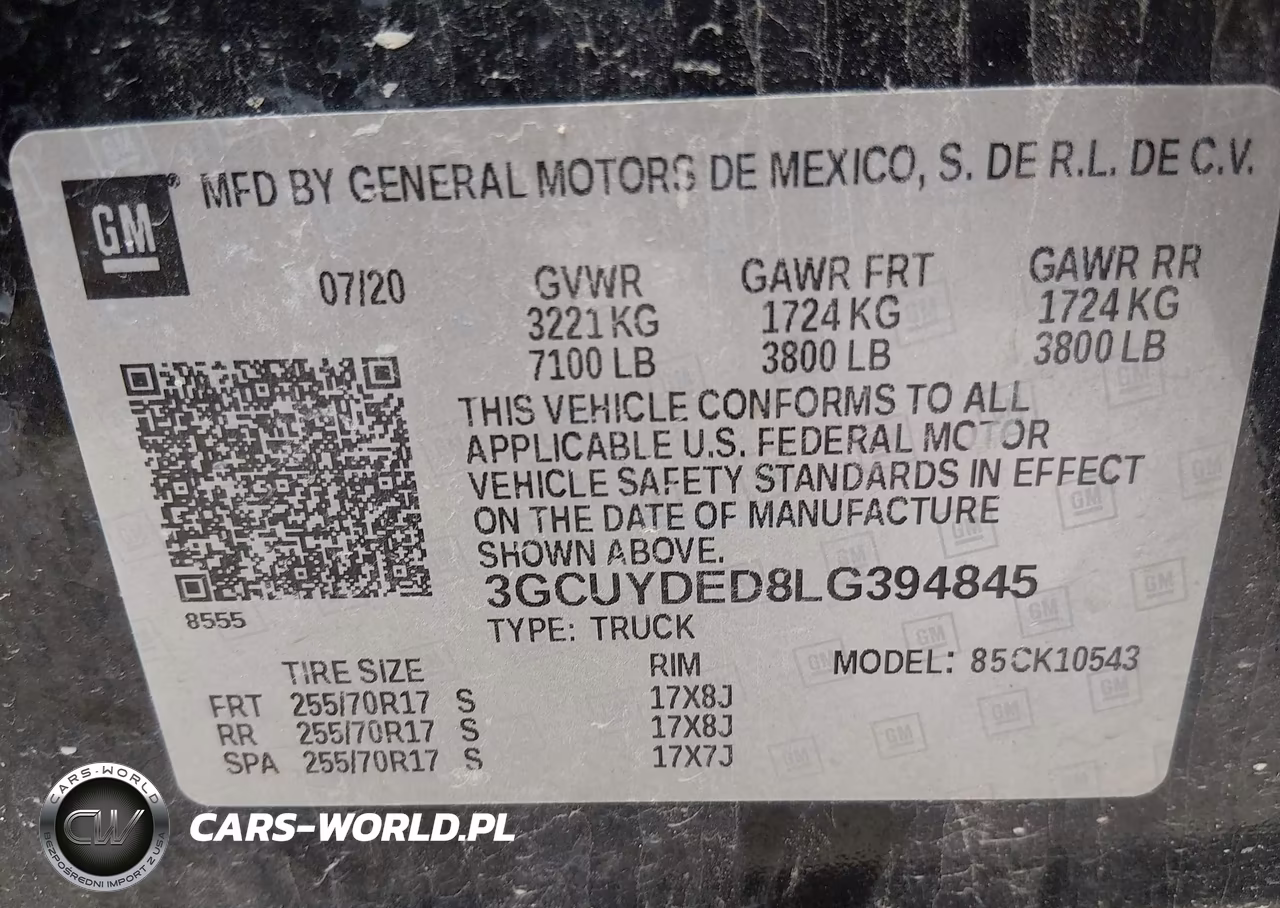 2020 Chevrolet Silverado 1500 4Wd Short Bed Lt VIN:3GCUYDED8LG394845 - 9