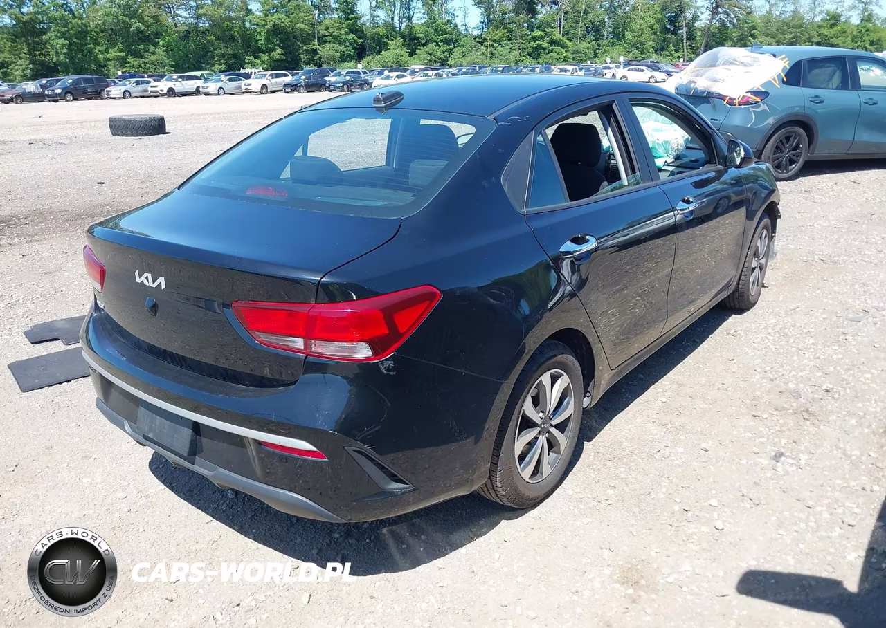 2022 Kia Rio S VIN:3KPA24ADXNE445044 - 4