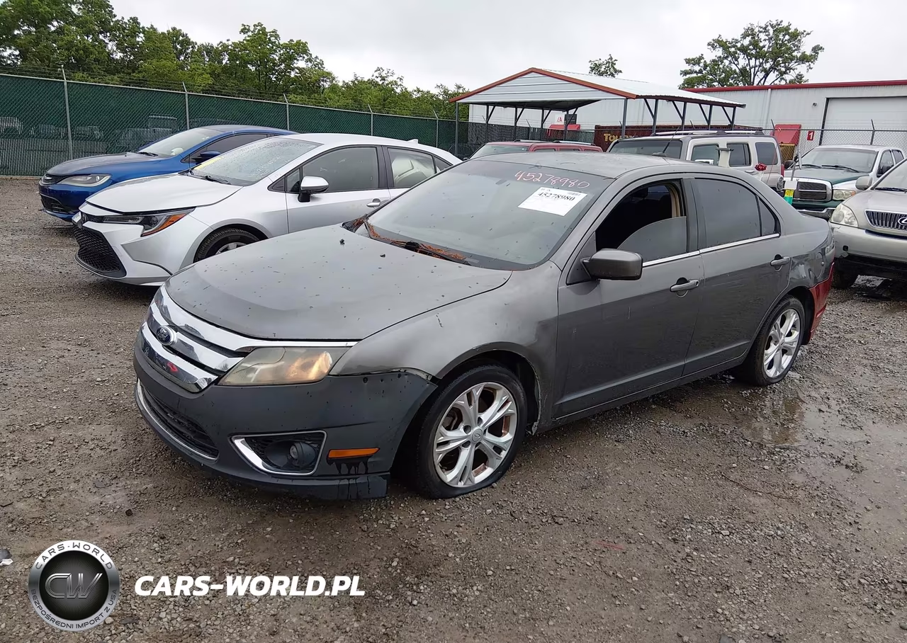 2012 Ford Fusion Se VIN:3FAHP0HA7CR346598 - 2
