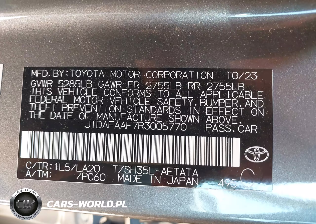 2024 Toyota Crown Platinum VIN:JTDAFAAF7R3005770 - 9