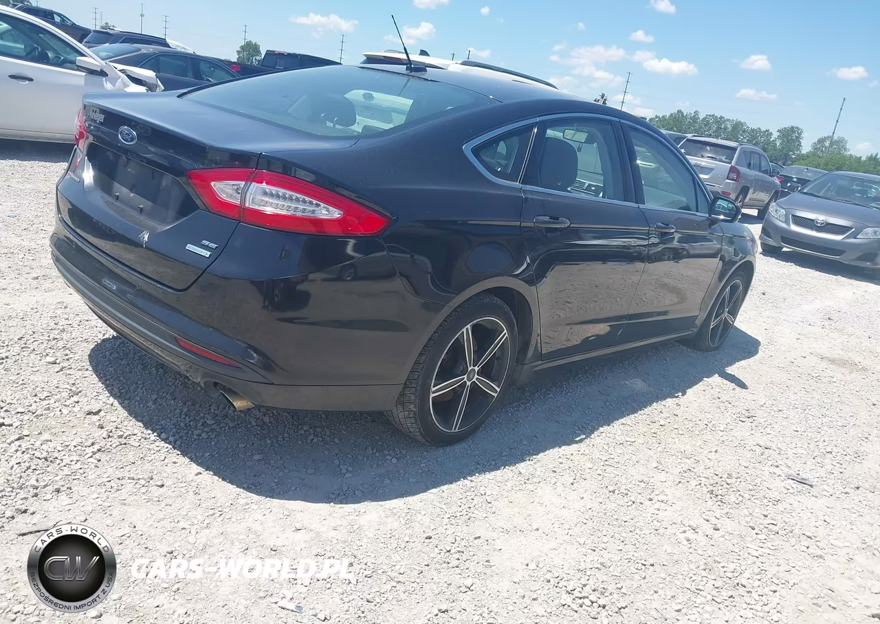 2014 Ford Fusion Se VIN:3FA6P0HDXER290080 - 4