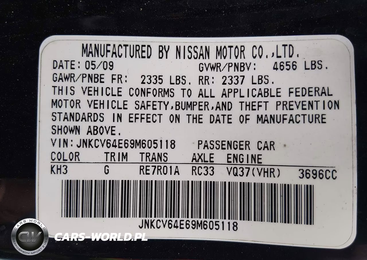 2009 Infiniti G37 Journey VIN:JNKCV64E69M605118 - 9