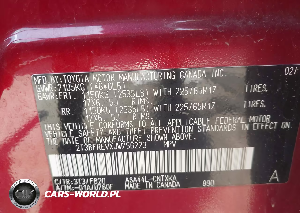 2018 Toyota Rav4 Le VIN:2T3BFREVXJW756223 - 9