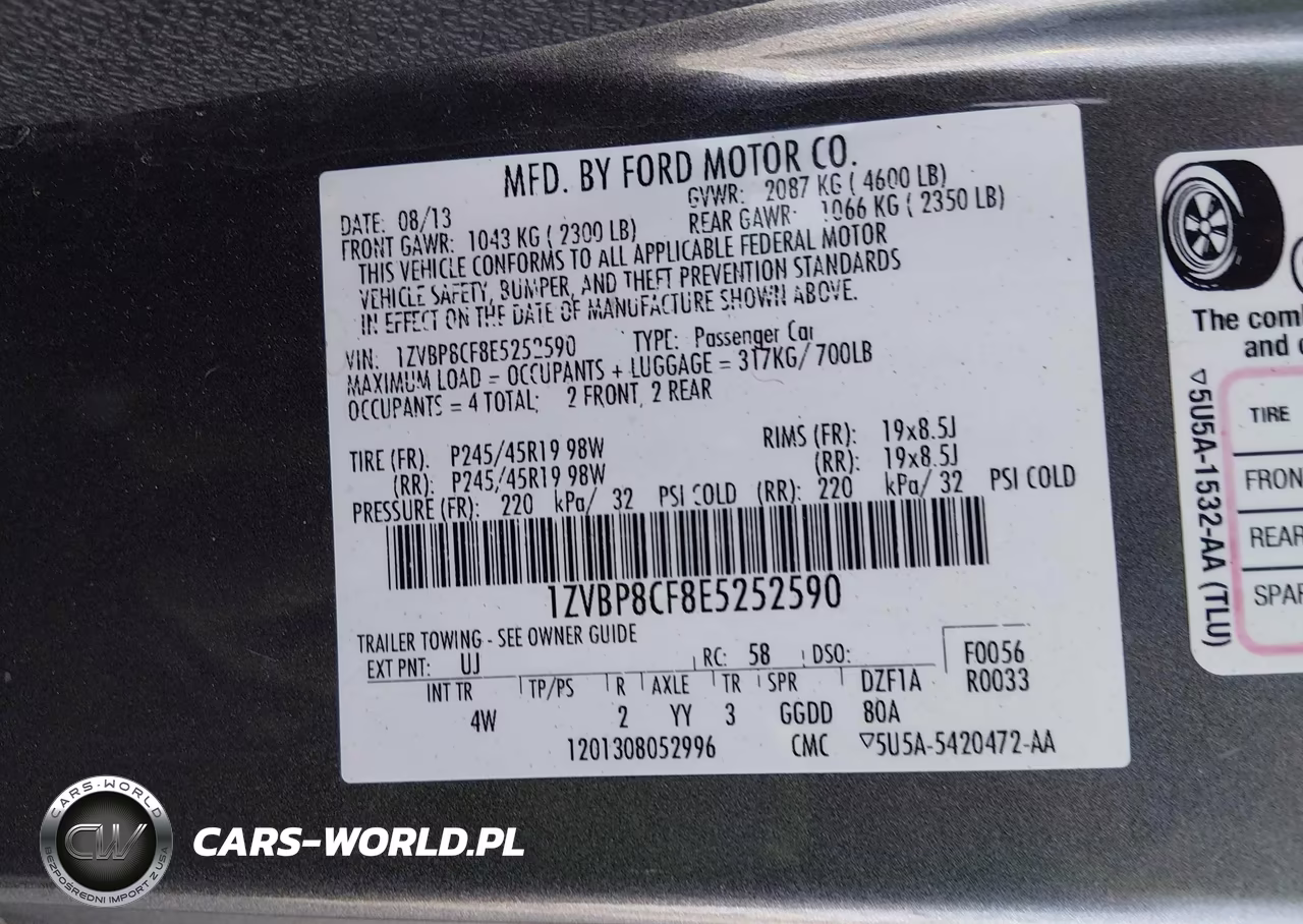 2014 Ford Mustang Gt Premium VIN:1ZVBP8CF8E5252590 - 9