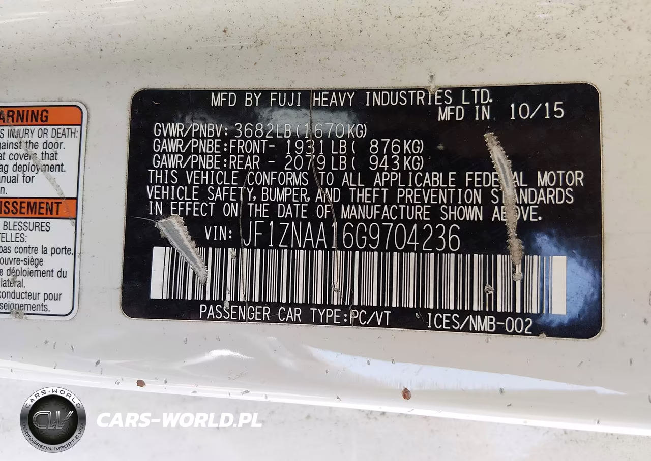 2016 Scion Fr-S VIN:JF1ZNAA16G9704236 - 9
