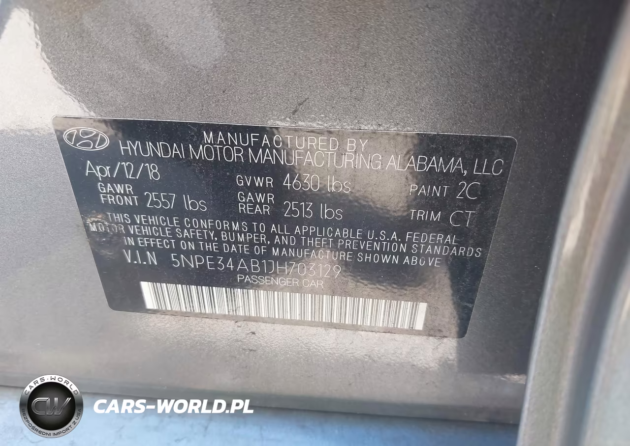 2018 Hyundai Sonata Limited 2.0T+ VIN:5NPE34AB1JH703129 - 9