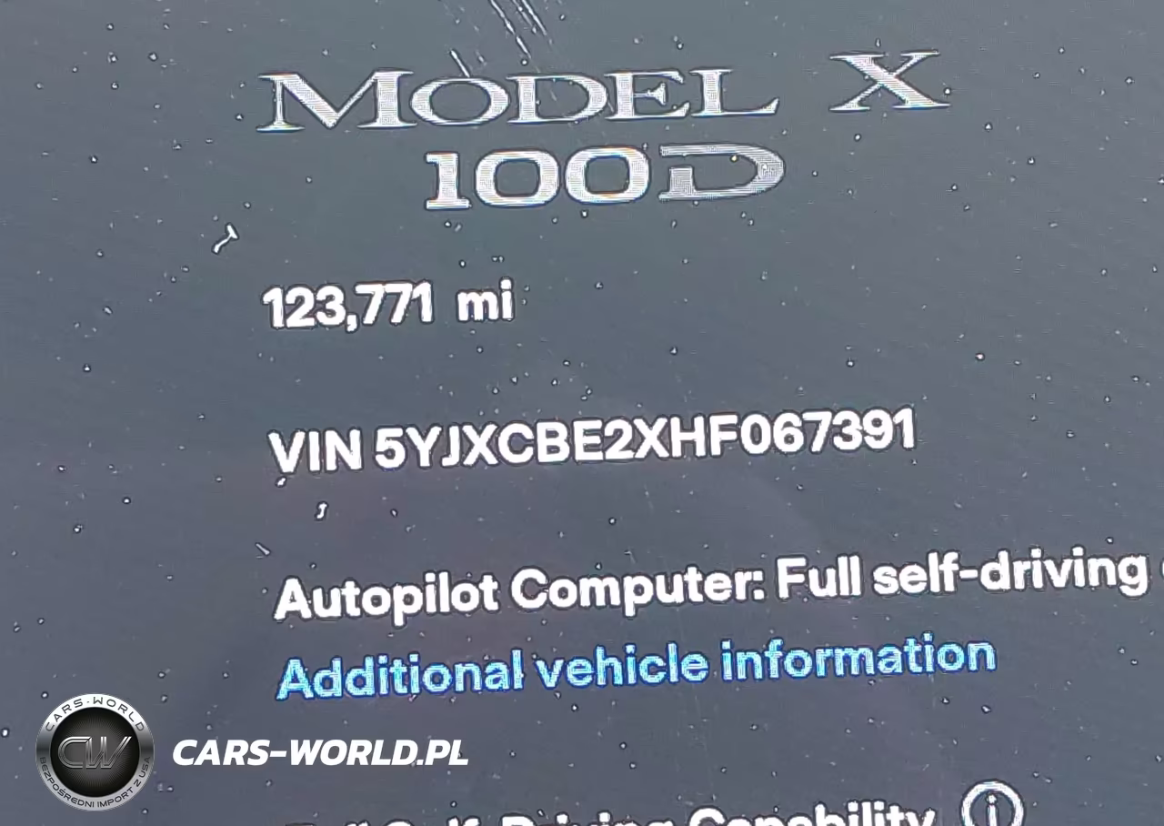 2017 Tesla Model X 100D-75D-90D VIN:5YJXCBE2XHF067391 - 15