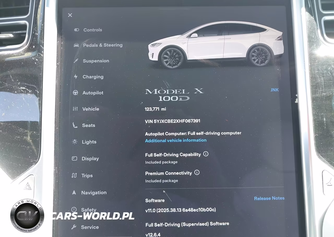 2017 Tesla Model X 100D-75D-90D VIN:5YJXCBE2XHF067391 - 7