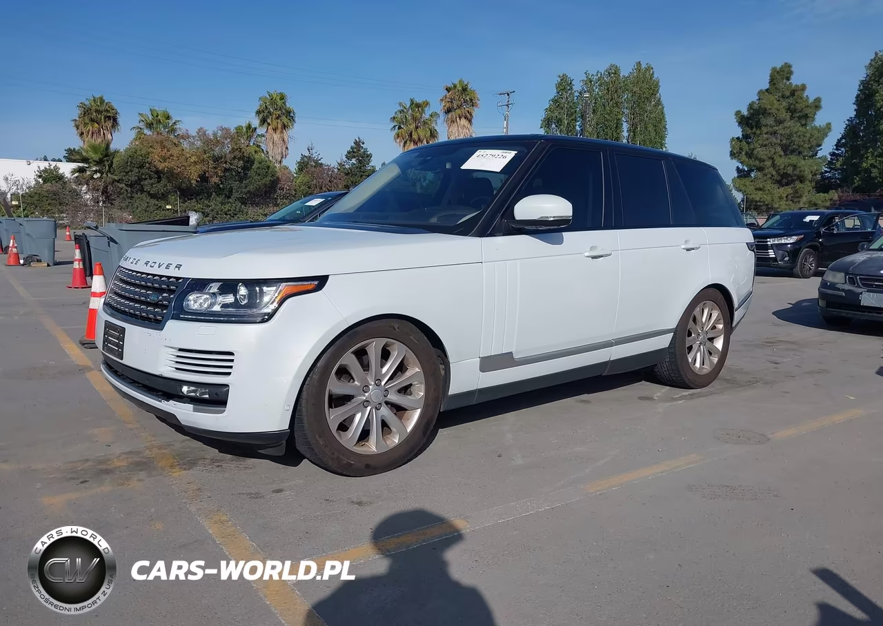 2016 Land Rover Range Rover 3.0L V6 Turbocharged Diesel Hse Td6 VIN:SALGS2KF3GA221935 - 2