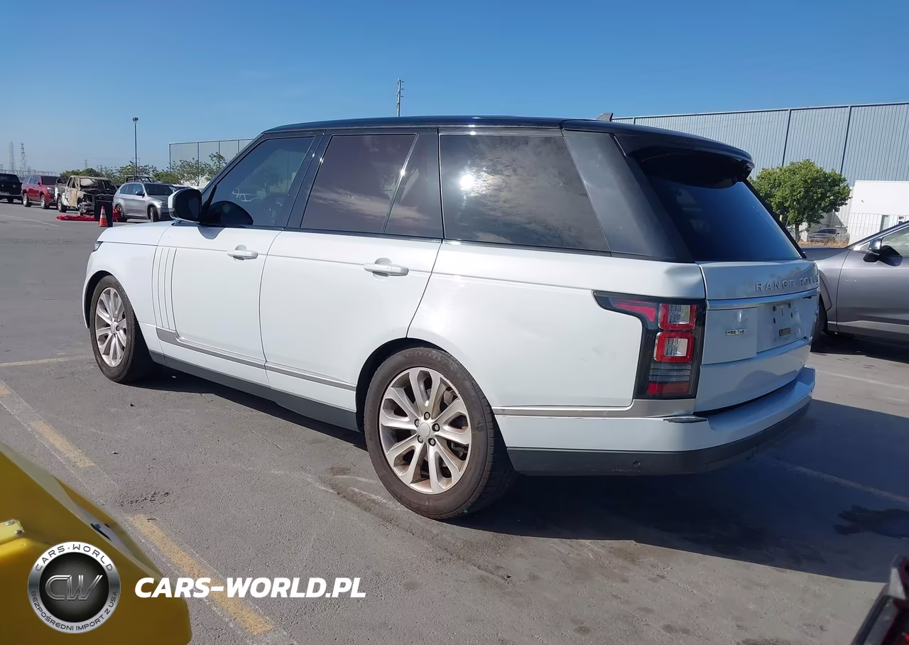 2016 Land Rover Range Rover 3.0L V6 Turbocharged Diesel Hse Td6 VIN:SALGS2KF3GA221935 - 3