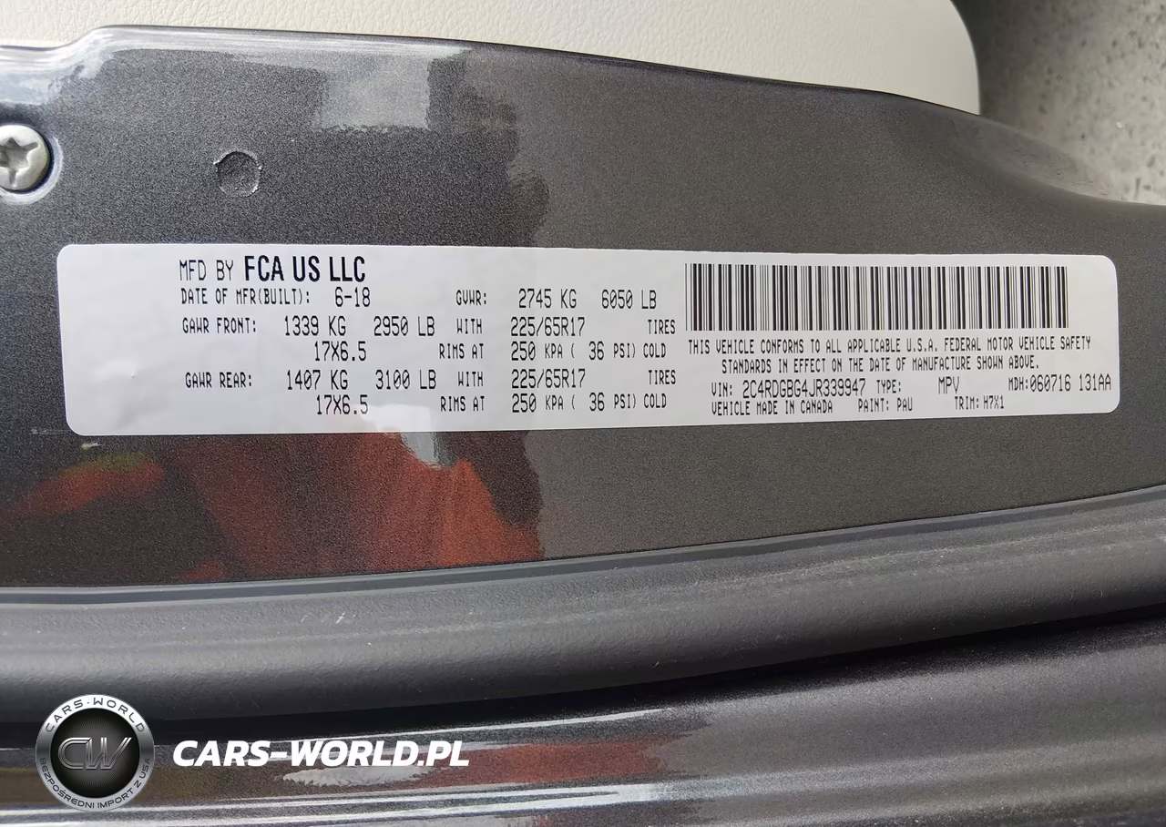 2018 Dodge Grand Caravan Se VIN:2C4RDGBG4JR339947 - 9