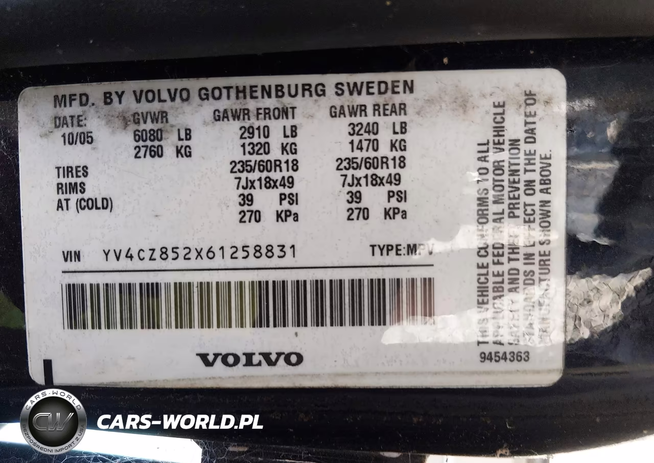 2006 Volvo Xc90 V8-Volvo Ocean Race Edition VIN:YV4CZ852X61258831 - 9