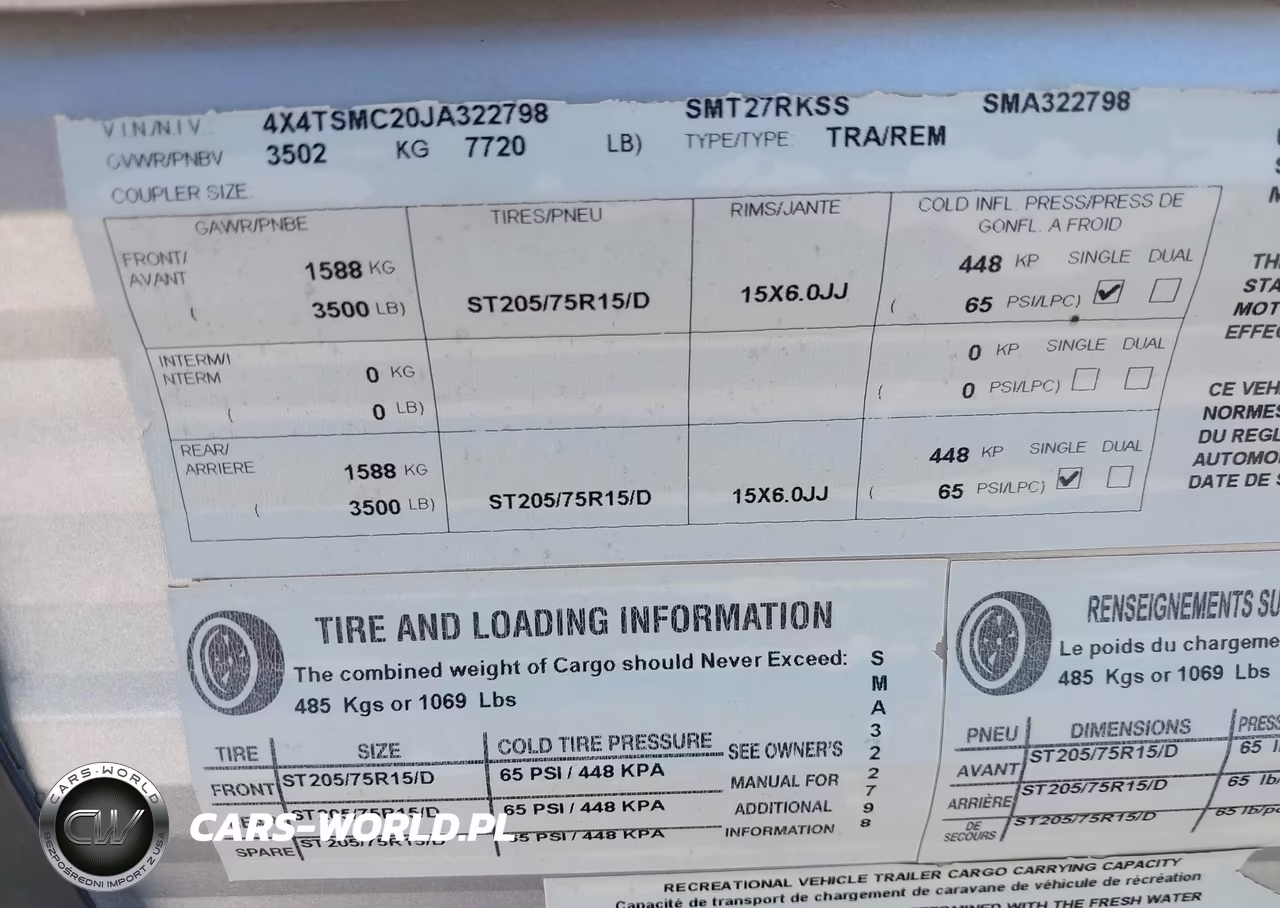 2018 Forest River Salem VIN:4X4TSMC20JA322798 - 9