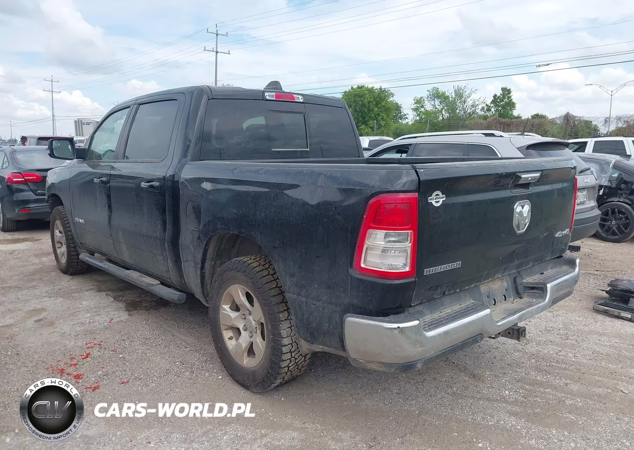 2019 Ram 1500 Big Horn-Lone Star 4X4 5'7 Box VIN:1C6RRFFGXKN760468 - 3