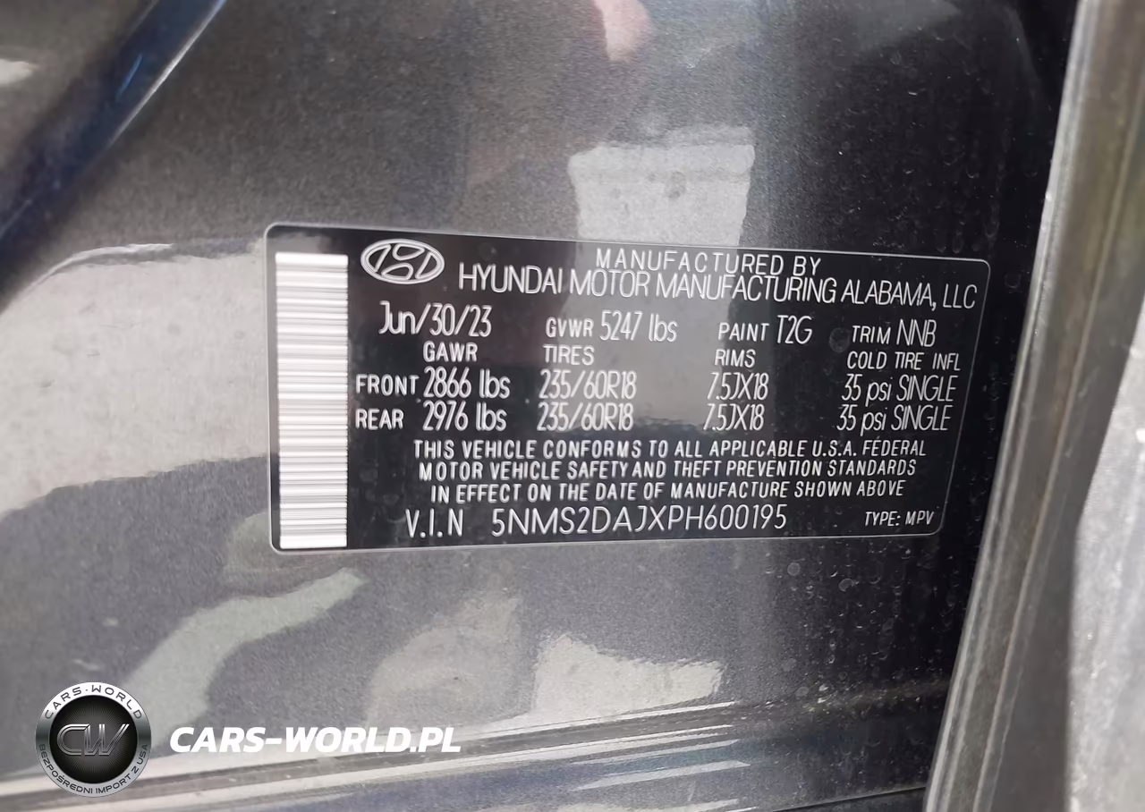 2023 Hyundai Santa Fe Sel VIN:5NMS2DAJXPH600195 - 9