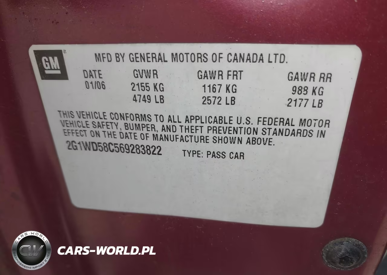 2006 Chevrolet Impala Ss VIN:2G1WD58C569283822 - 9