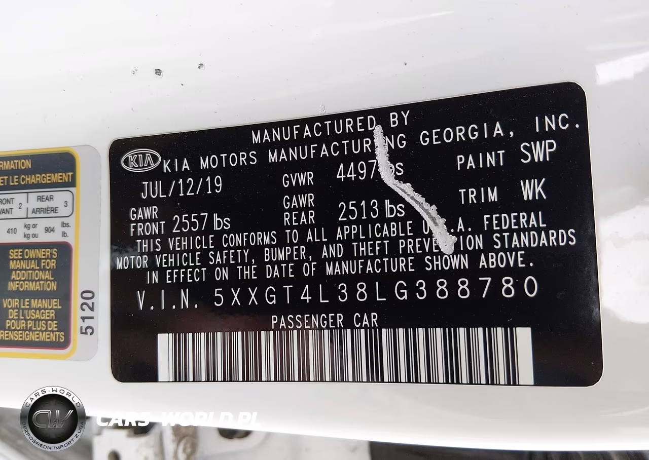 2020 Kia Optima Lx VIN:5XXGT4L38LG388780 - 9