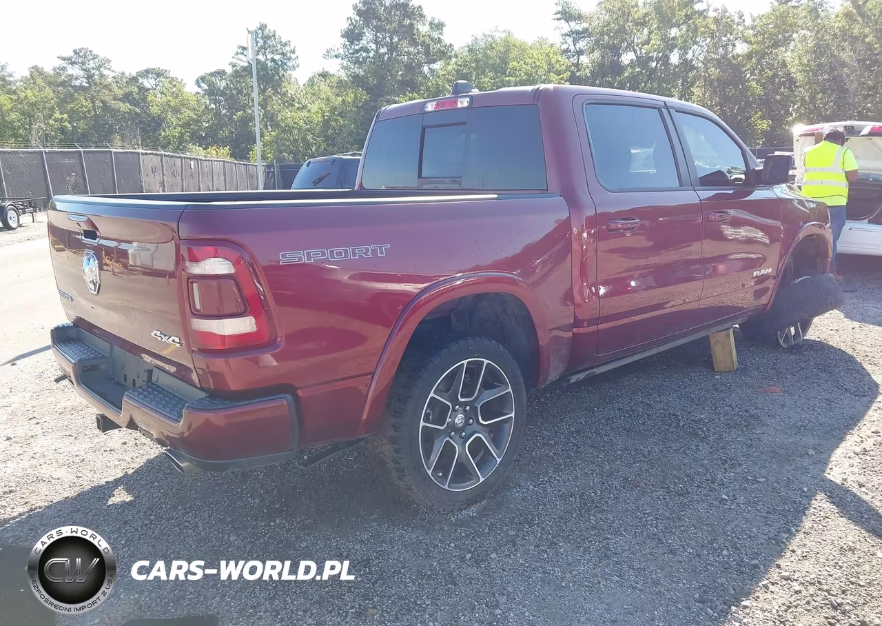 2021 Ram 1500 Laramie 4X4 5'7 Box VIN:1C6SRFJT0MN607297 - 4